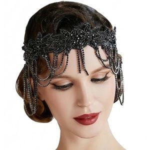 Flapper head piece 1920 vintage, Great Gatbsby
